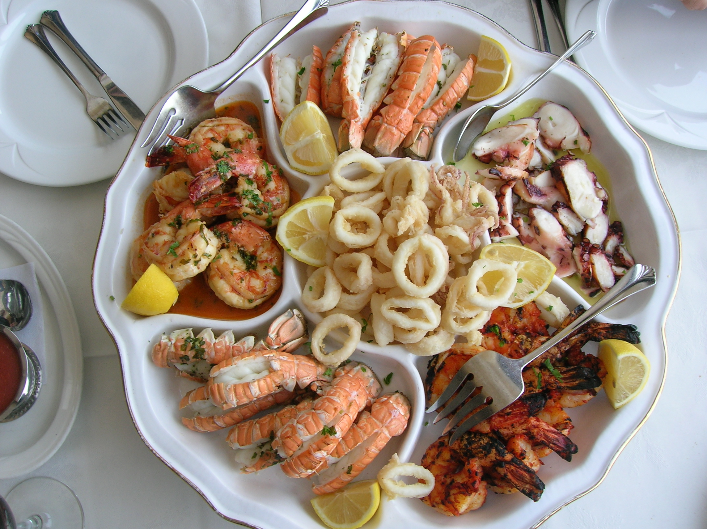 Средиземноморская кухня морепродукты